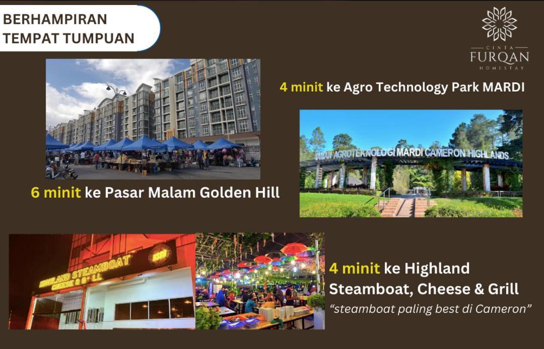 Homestay Cinta Furqan 1 - Apartment Cameron Highland Tanah Rata Buitenkant foto